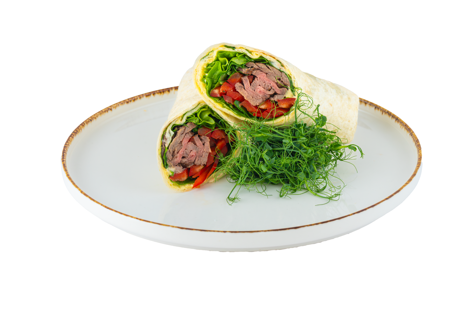 Wrap steak